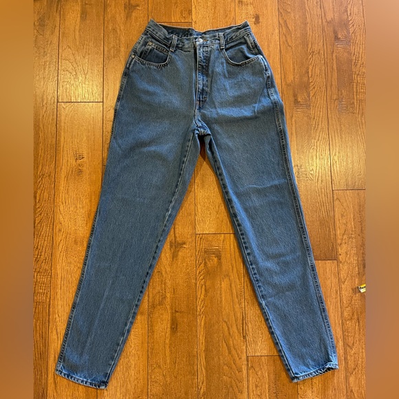 Vintage GITANO 100% Cotton Denim Jeans High Waisted 26”x 30-1/2” long - Picture 9 of 14